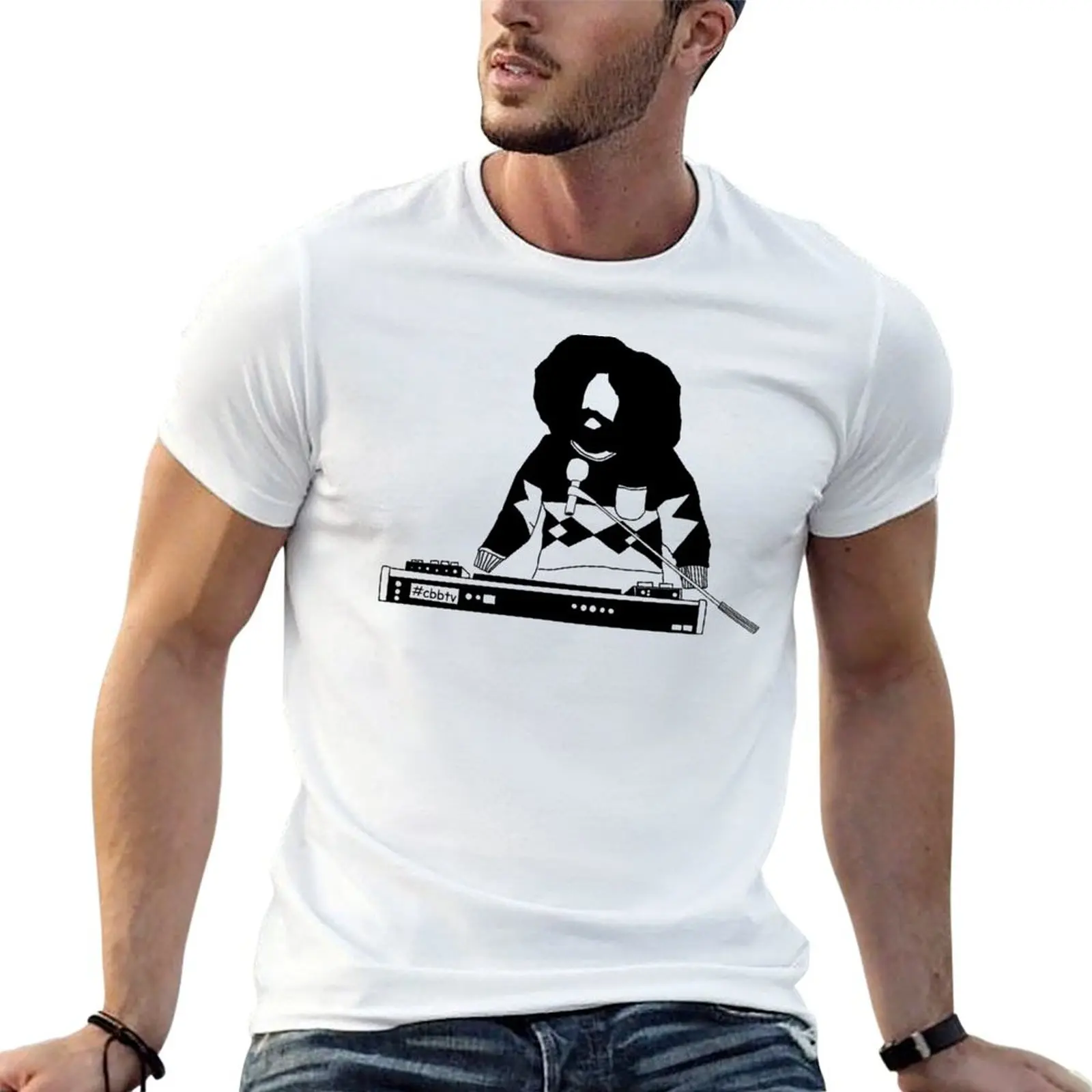 Reggie Watts T-Shirt Large Size Basic Casual T-Shirt