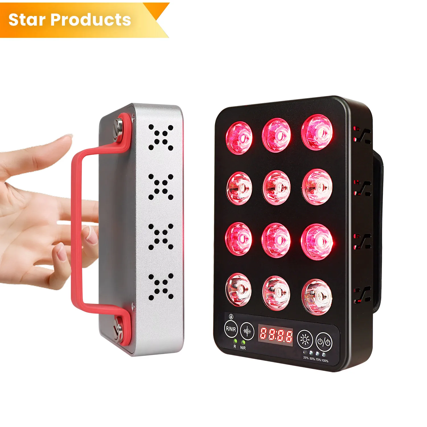 

RL15-T Red Infrared Light Therapy for Health Red Light Therapy for Face Portable Hand