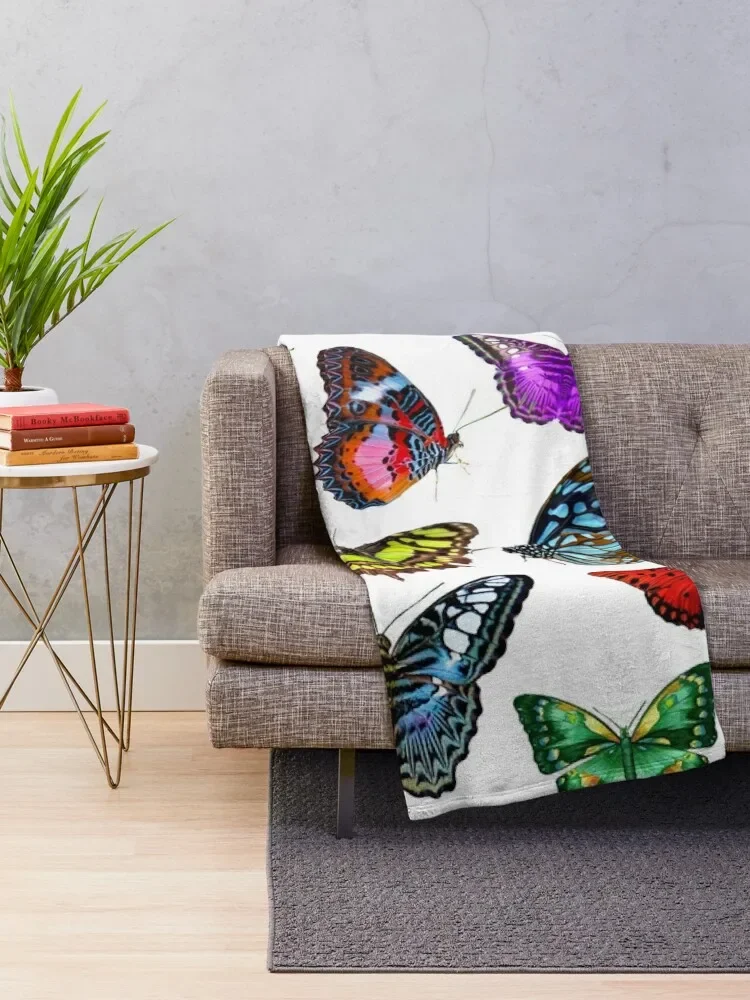 butterfly, pillow, blanket, iphone, Phone Cases, Skins, Throw Blanket Sofa Luxury Designer Blankets