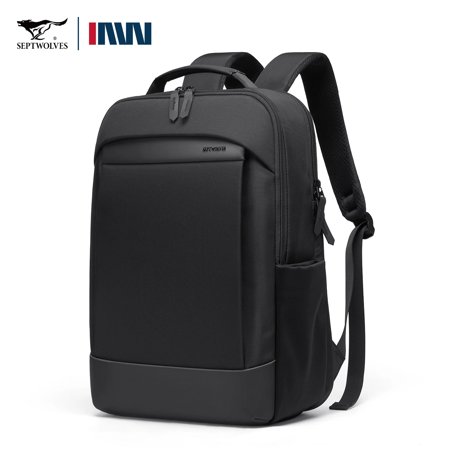 Septwolves Business Men 16 Inch Computer Backpack Scratch-resistant Large Male Travel Backpack High-quality Stylish Laptop Bag