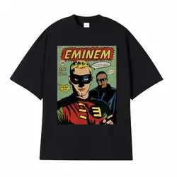 Eminem and Dr Dre Legendary Do Without Me 90s Rap T Shirt Men Women Fashion Hip Hop Oversized T-shirt Casual Vintage Gothic Tees
