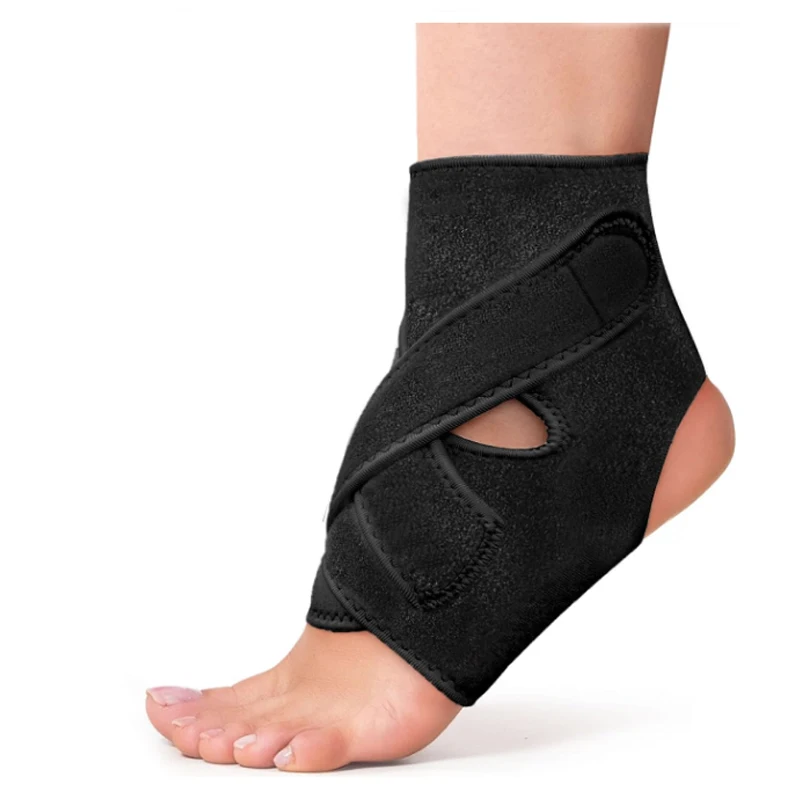 

Ankle Support Neoprene Compression Ankle Brace Adjustable Strap for Arthritis Pain Relief Sprains Sports Injuries and Recovery