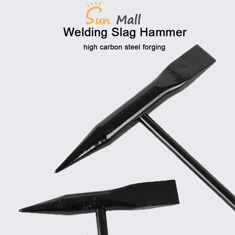 

300g/500g High Carbon Steel Derusting Welding Slag Hammer Spring Handle Welding Hammer Remove Tools Slag Electric Weld Hand Tool
