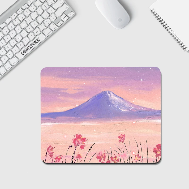 

Scenery Small Mouse Pad XS Computer Laptop Rubber Mousepad Cute Little Mouse Mat For PC Office Desk Mat 20x25cm