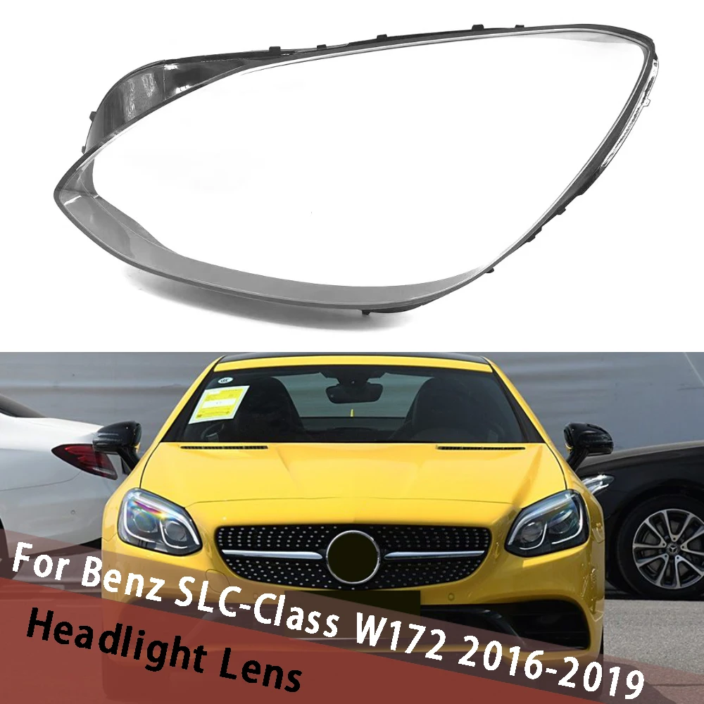 

For Mercedes-Benz SLC-Class W172 2016-2019 Headlight Shell Lampshade Cover Headlamp Mask Hood Houshing Lamp Replace Lampcover