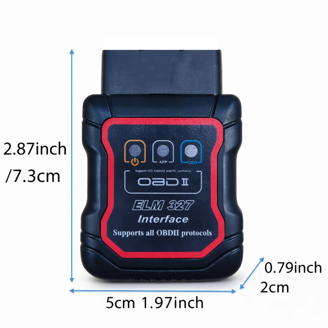 2026  New ELM327 OBD2 Scanner Bluetooth 5.0 Engine Fault Scanner Tool OBDII Code Reader Diagnostic Tool for Android/IOS