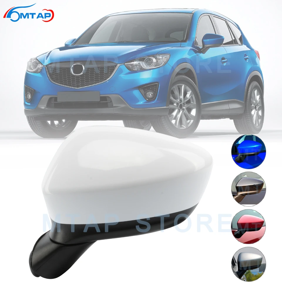 

MTAP Car Exterior Rearview Door Side Mirror Assy For Mazda CX-5 CX5 KE 2013 2014 8-PINS With LED Lamp Heating Electric Folding