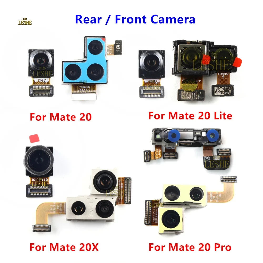 Rear Front Camera For Huawei Mate 20 Pro Mate20 Lite X 20X Facing Frontal Back Selfie Flex Camera Module Spare Parts