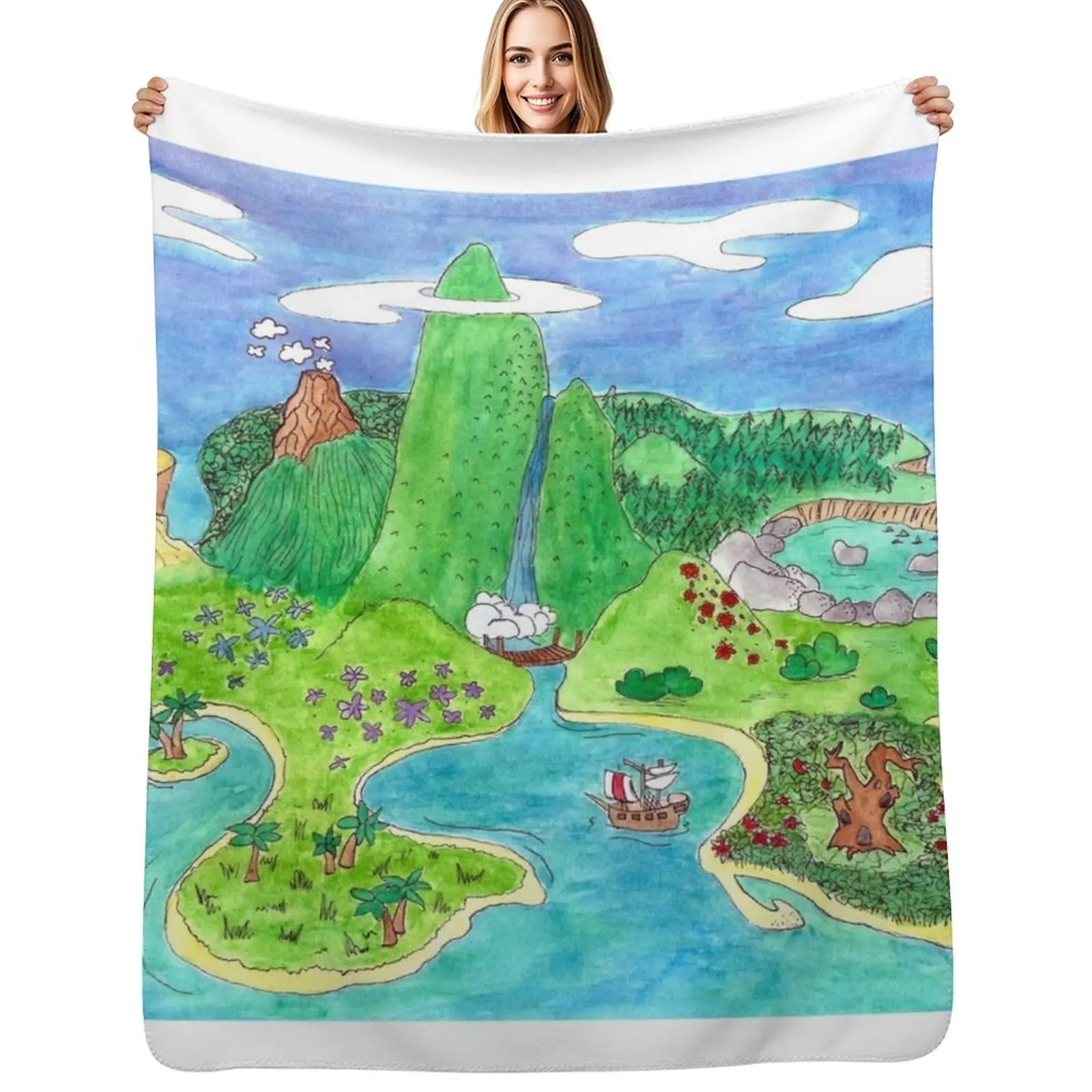 

Neverland Throw Blanket Warm Napping Blanket for Office Couch Bed