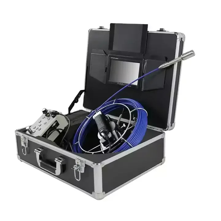 2025A1-C23 Sewer Inspection Waterproof Pipe Video Camera 7 inch Monitor 30m Cable Pipe Camera