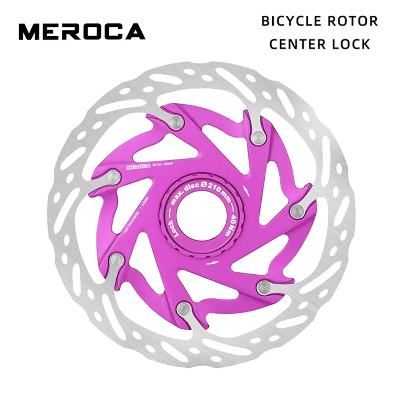 

MEROCA Bicycle Center Lock Rotor 140mm160mm hollow heat dissipation wind breaking For Road Mountain Bike Rotors Disc Brake