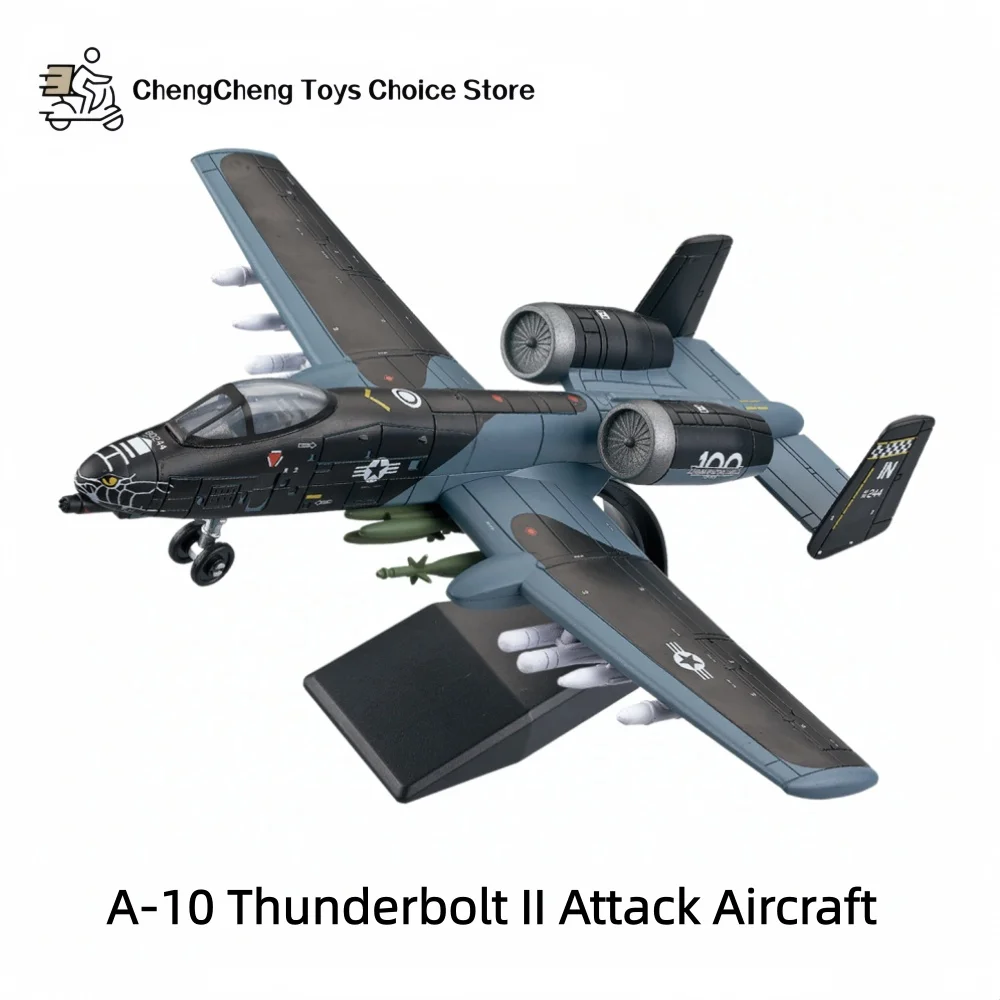 1/72 Creative Military Series Building Blocks A-10 Thunderbolt II Attack Aircraft Model Warthog Fighter Toys For Boys Xmas Gifts