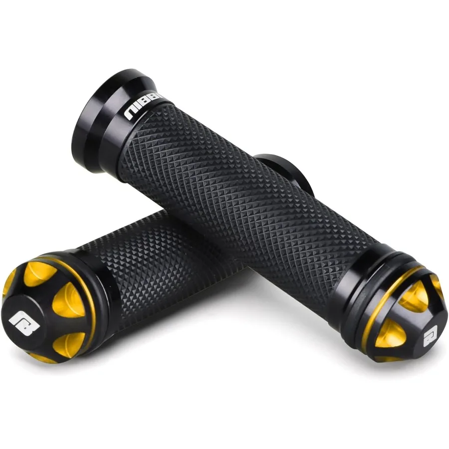 

Motorcycle Hand Grips Racing CNC Aluminum Soft Rubber Handlebar 7 8 Handle Grips for ATV GY6 Scooter