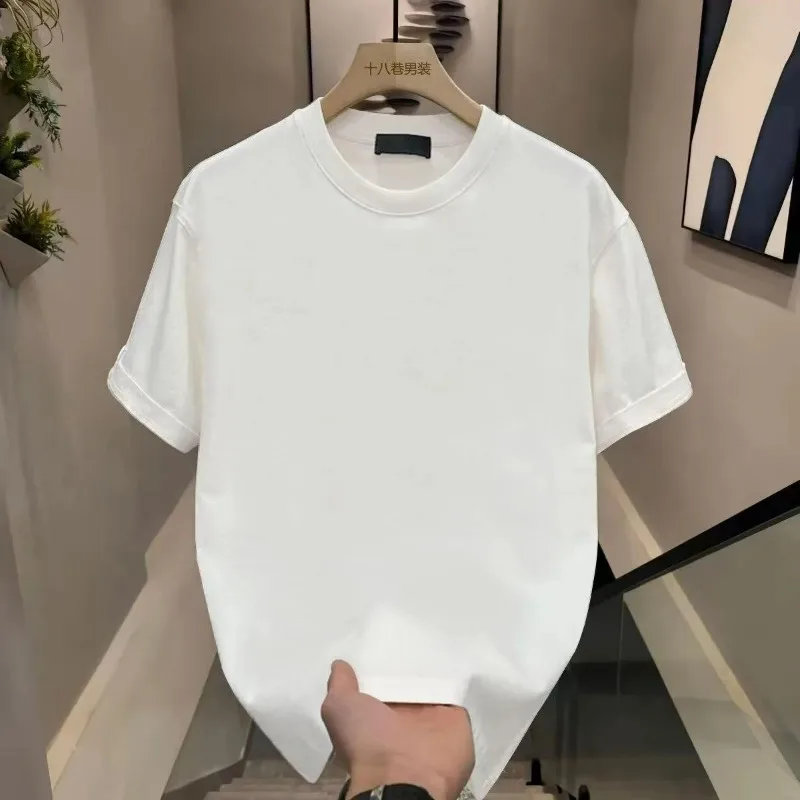 Men's T-shirt American Retro Style Pure Cotton Butterfly Print Half-sleeve Chinese Trend