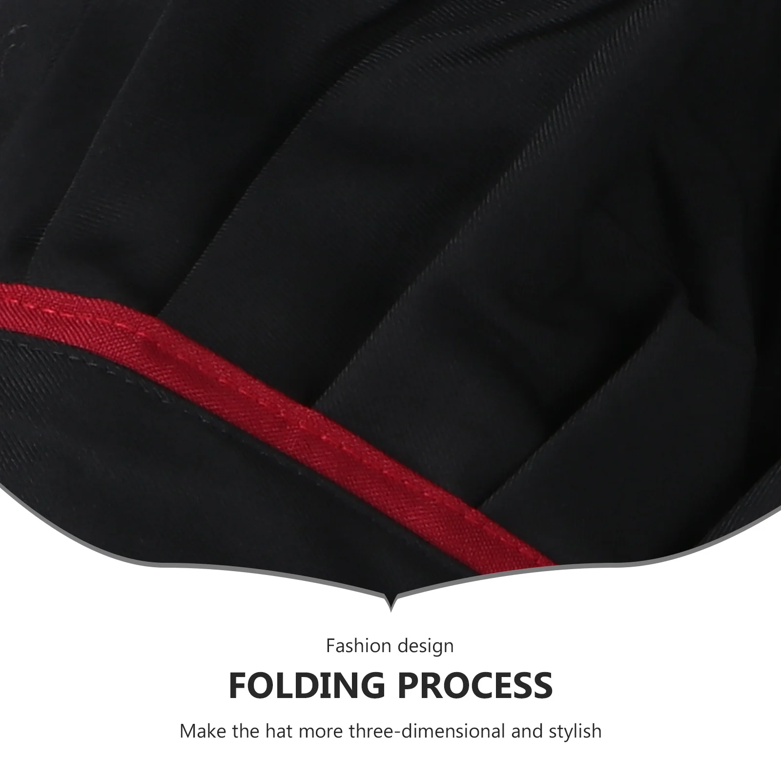 قبعة الشيف للمطعم مصنوعة من مزيج القطن والبوليستر بتصميم كلاسيكي مريح وسهل التنظيف لقبعة الطاهي لموظفي المطبخ #3