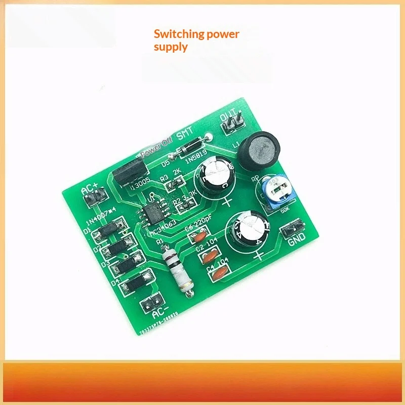 Adjustable DC switching power supply circuit kit, electronic and electrical skills training welding DIY practice board