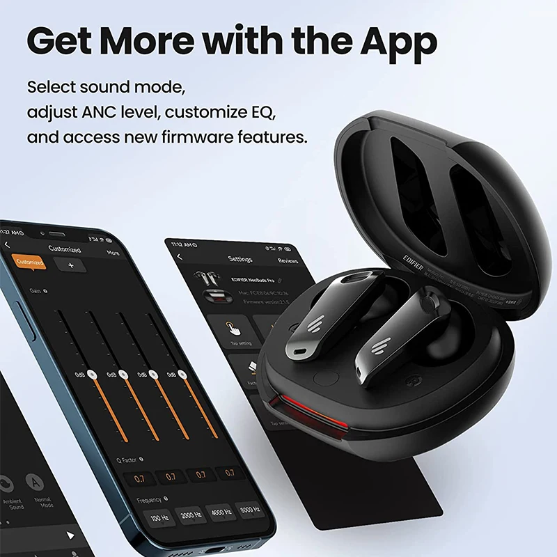 Edifier Neobuds Pro TWS Wireless Bluetooth Earphone Hybrid ANC Hi-Res certified Knowles Balanced LHDC LDAC decoding Tri-MIC