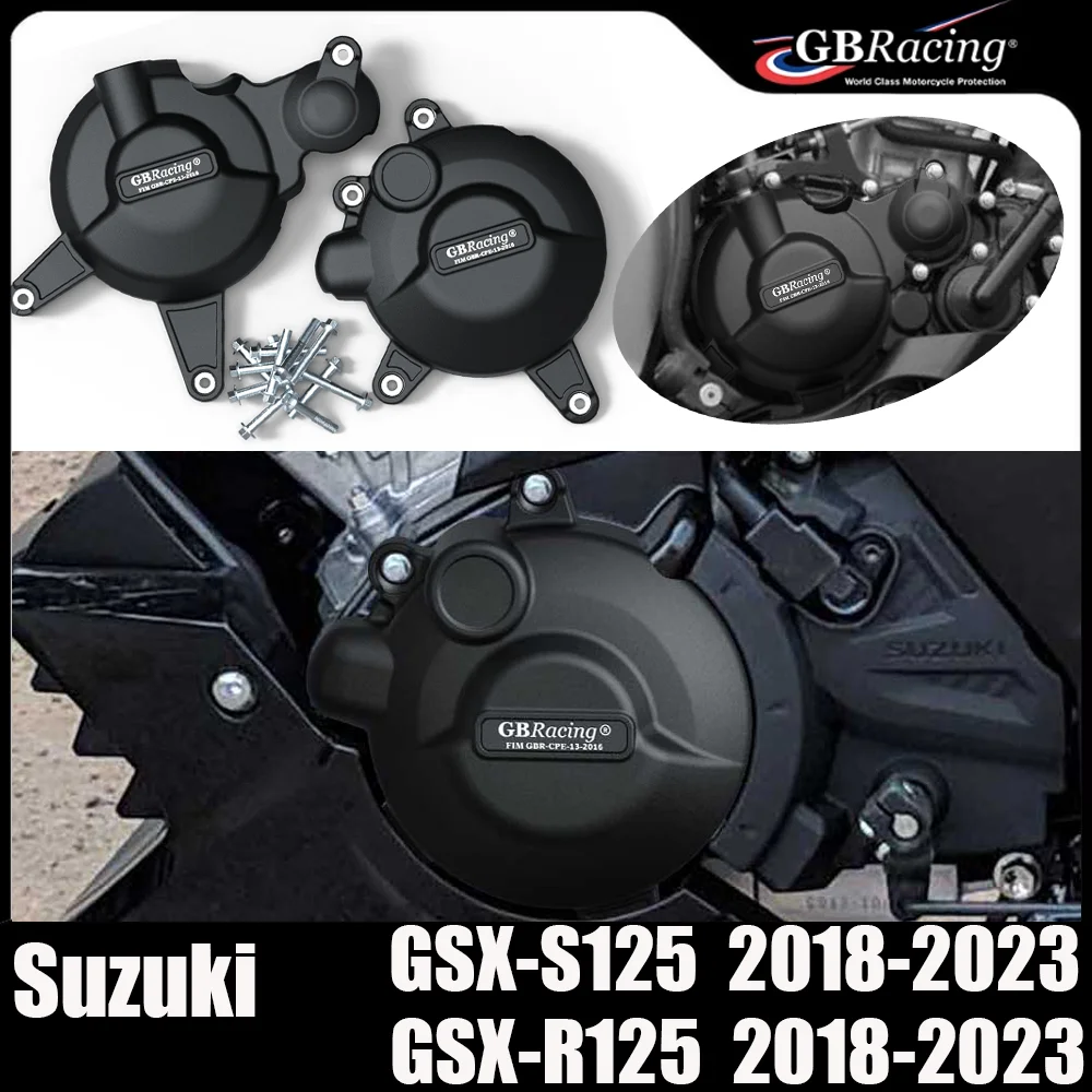 

For Suzuki GSX-R125 GSX-S125 2018-2023 Motorcycle Engine Cover Clutch Cover Protection Set Accessories