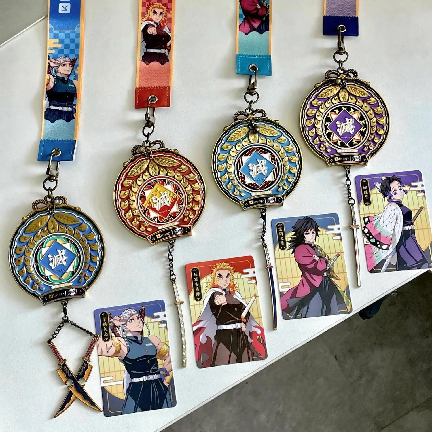 أنيمي شيطان القاتل: المحيطة بليد الظل كلاش ميدالية المطهر المشمش شولانغ فراشة النينجا توميوكا يوشييوكي #3