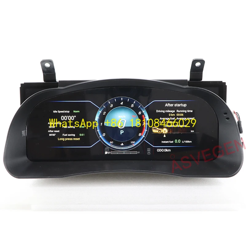 

12.3 LINUX System Digital Instrument Cluster LCD Virtual Cockpit Panel for TOYOTA Highlander 2015-2017 Built-In GPS USB Stereo