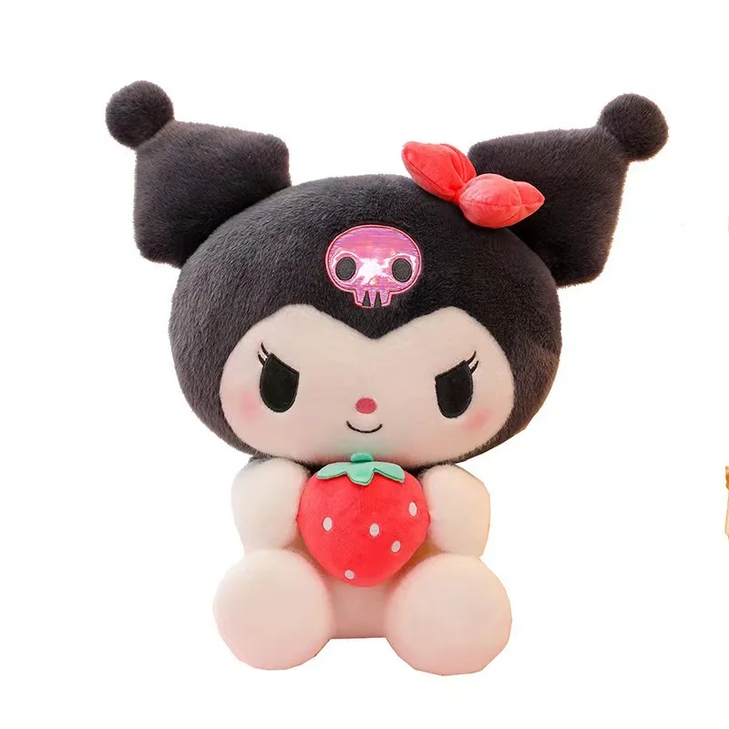 25 см Sanrio Kuromi My Melody плюшевые игрушки мультфильм клубника Куроми мягкая кукла Kawaii аниме Мелодия плюшевая кукла для девочек рождественские подарки