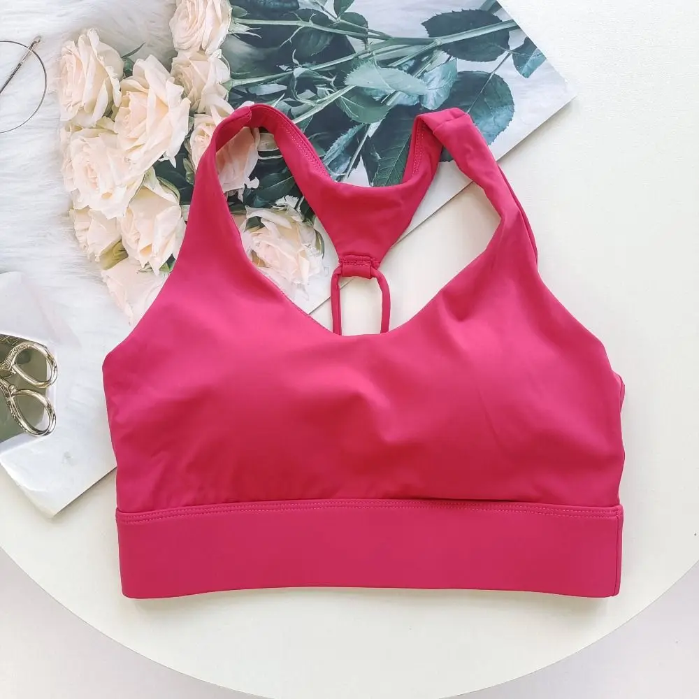 Quick-Drying Sports Bra Shock-Proof Anti-Sagging Support Anti Sagging Bra High-Intensity Support Back Design Yoga Fitness Bra