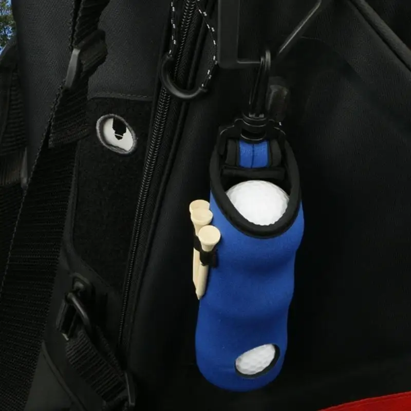 652F 골프 글로브 컨테이너 허리 홀더 가방, 대용량 골프 글로브 보관 파우치 3 글로브 보유 골프 글로브 가방