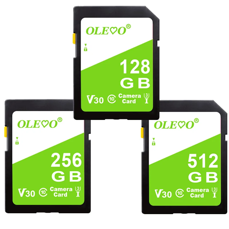 بطاقة ذاكرة SD جديدة 16 جيجابايت 32 جيجابايت 64 جيجابايت 128 جيجابايت 256 جيجابايت 512 جيجابايت بطاقة SD احترافية للكاميرا SRL