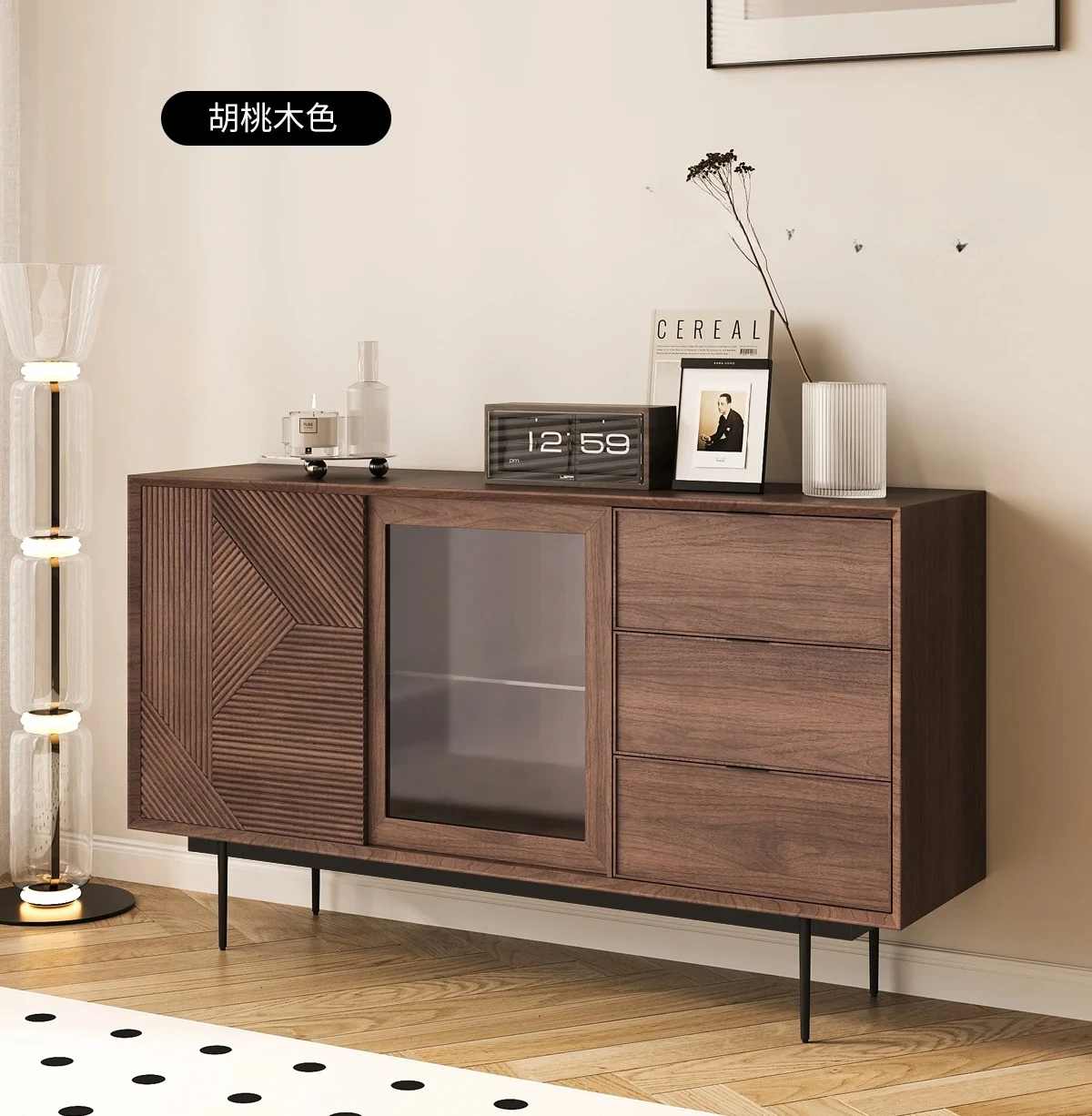 

Современный минималистичный шкаф-буфет Постмодернистский светильник Роскошный входной шкаф Домашний настенный встроенный шкафчик