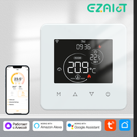 Smart Electric Floor Heating Thermostat Tuya WiFi Water/Gas Boiler Temperature Remote Controller Touchscreen Google Home Alexa