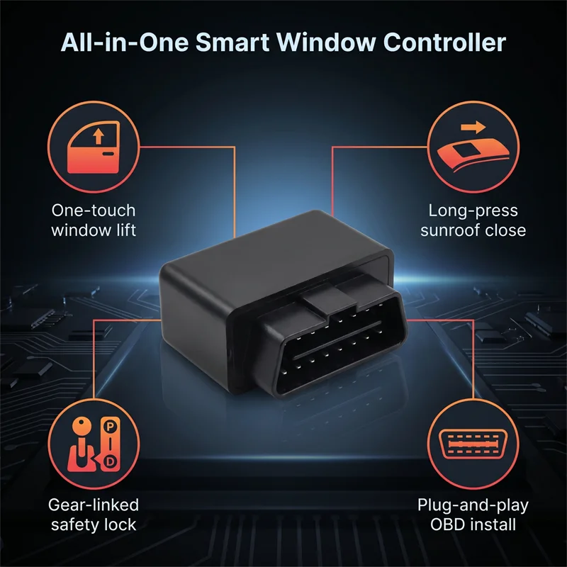 Car OBD Window Lifter Closer Sunroof Modification Controller Accessories for Toyota Camry XV80 2024 2025 2026
