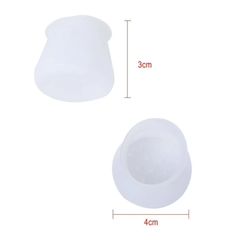 20PCS/Pack Silicone Furniture Chair Legs Floor Protection Chair Cover Round Anti-slip Table Feet Pad For Chair Floor Protector