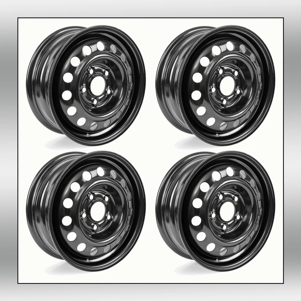 

1/2/4PCS 15X5.5 Inch Black Steel Wheel Hub Replacement Wheel Rims Suitable For The 2013-2021 New Wheel Nissan NV200