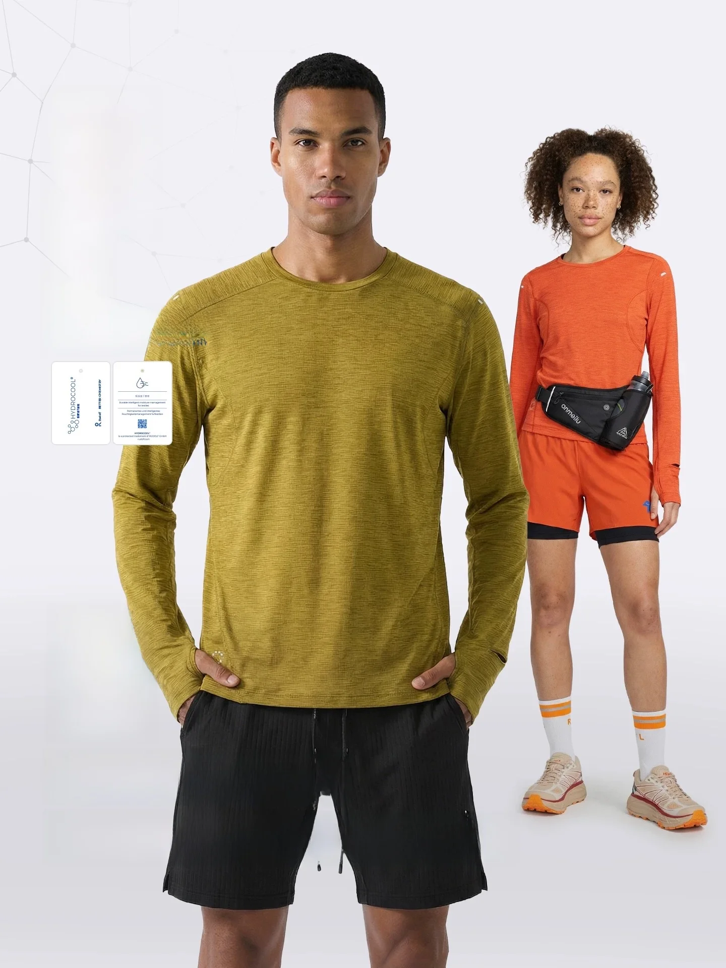 Outdoor Fitness Quick Dry Long Sleeve T-Shirt Unisex Lightweight Running Hiking Sportswear round Neck Sweat Absorbent Top