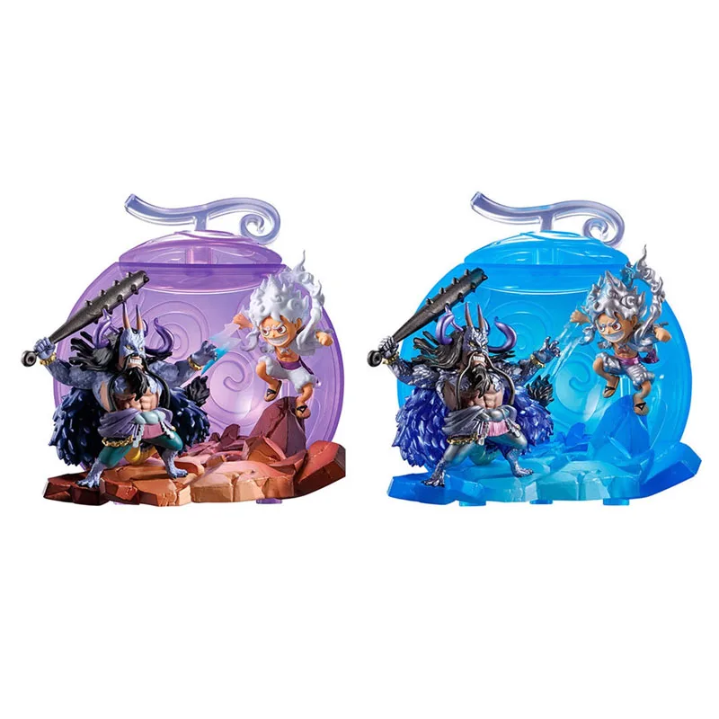 バンダイ 2 個ガシャポンワンピースカイドウアニメおもちゃ子供のためのアクションフィギュアギフトグッズモデルデスクトップモデリング装飾品
