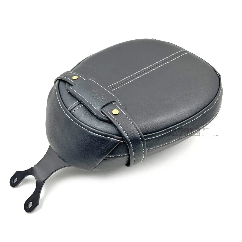 Motorcycle Rear Passenger Pillion Cushion Pad Leather Seat Black/Brown For Indian Scout Sixty 2016-2020 Scout 2015-2019 2020