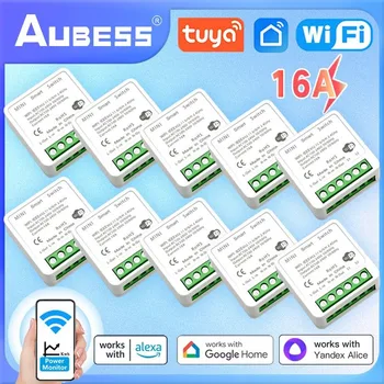 Tuya 16A MINI Wifi anahtarı DIY 2-way uzaktan kumanda zamanlayıcı röle akıllı yaşam için otomasyon Alexa Google ev Alice ile çalışmak