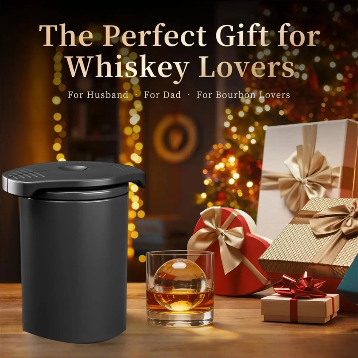 Home Tool Clear Ice Ball Maker for Whiskey: 2.5