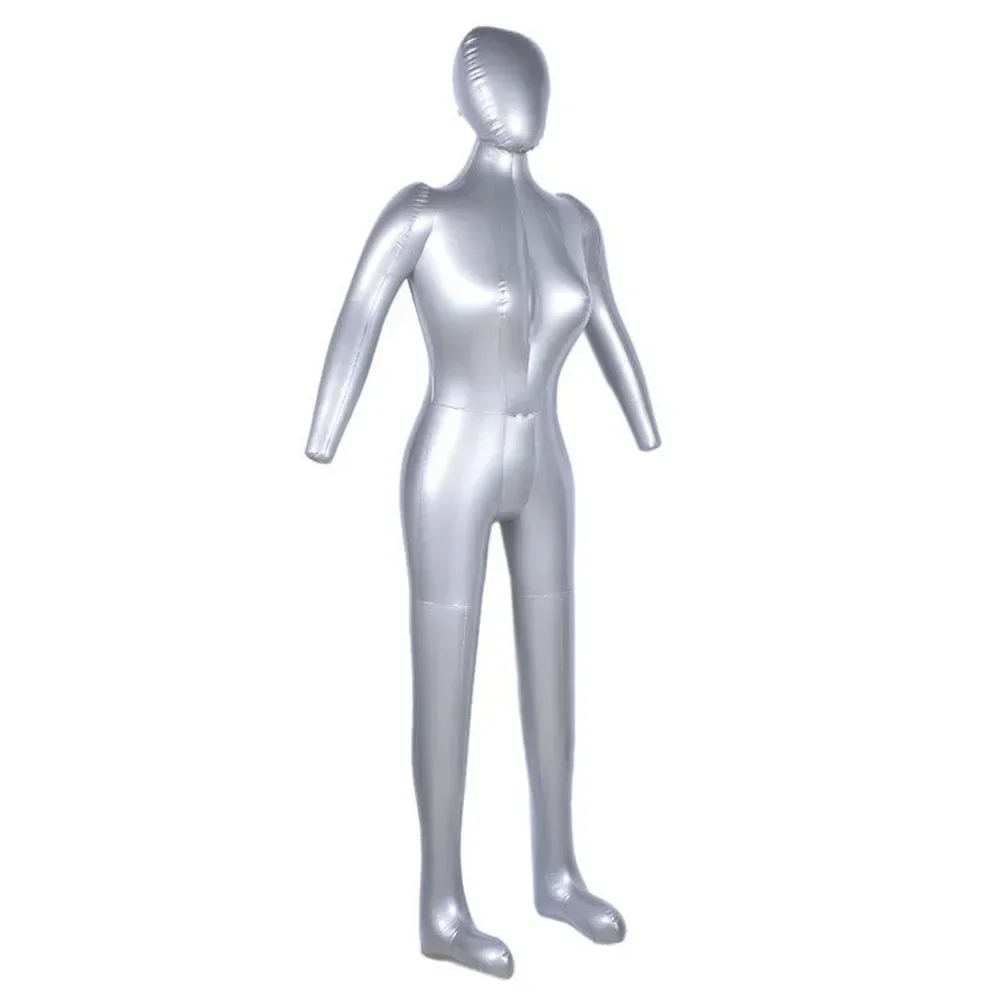 PVC Inflatable Mannequins Female Full Body for Clothing Display Dummy Women Men Model Dress Underwear Prop Display