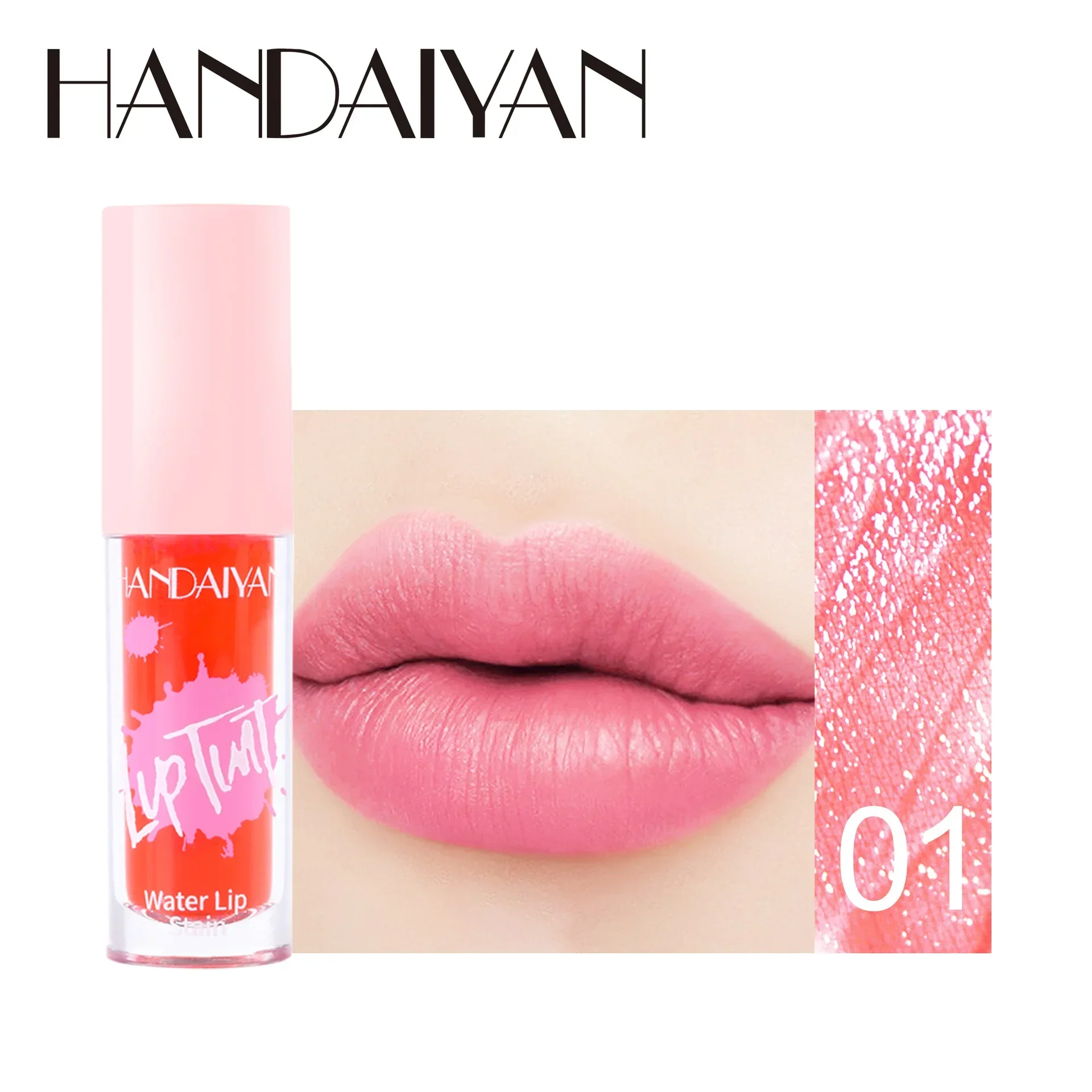 Fruchtsaft-Lippenstift, flüssiger Lippenstift und Rouge in einem, wasserfest, langanhaltend, für Lippen und Wangen, 1 Stück_voghion.com
