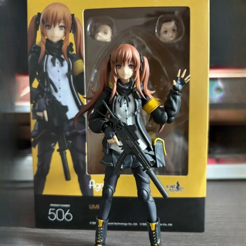 14cm Figma Girls' Frontline Ump45 Anime Figure #1264 Girls' Frontline Action Figure Collection Toys Christmas Gift Doll With Box