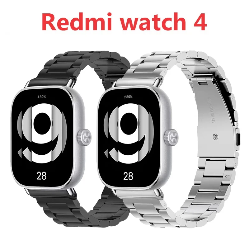 

Metal Strap For Redmi watch 4 Sport Bracelet Stainless steel Watchband For Redmi watch 4 Correa Strap SmartWatch Wrist