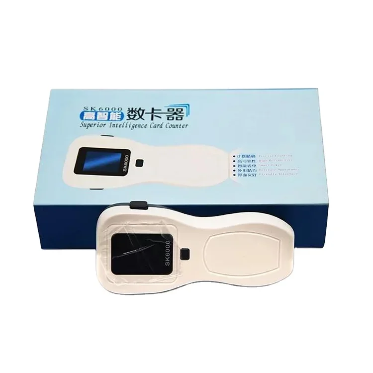 

ON sale Portable Automatic SK6000 Handheld PVC Card Counter RFID CARD Reader/Scanner for Card Factory