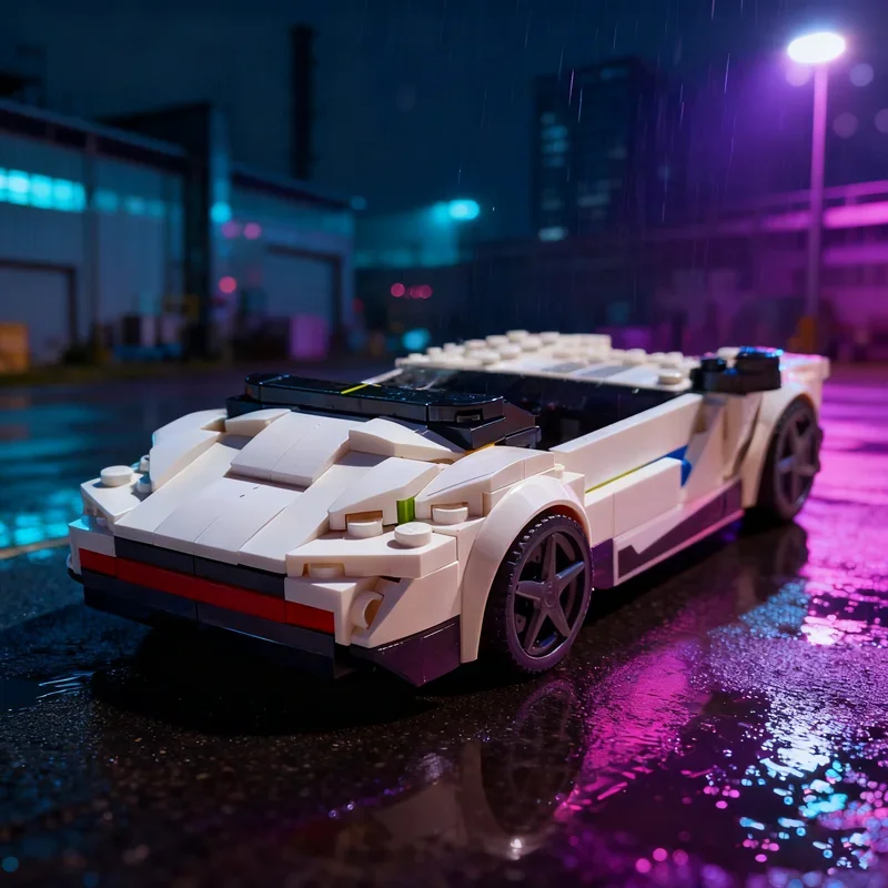 

209pcs MOC Porscheed Cabriolet City Champions Model Technical Building Blocks Assembly DIY Creative Idea Display Brick Gift Home