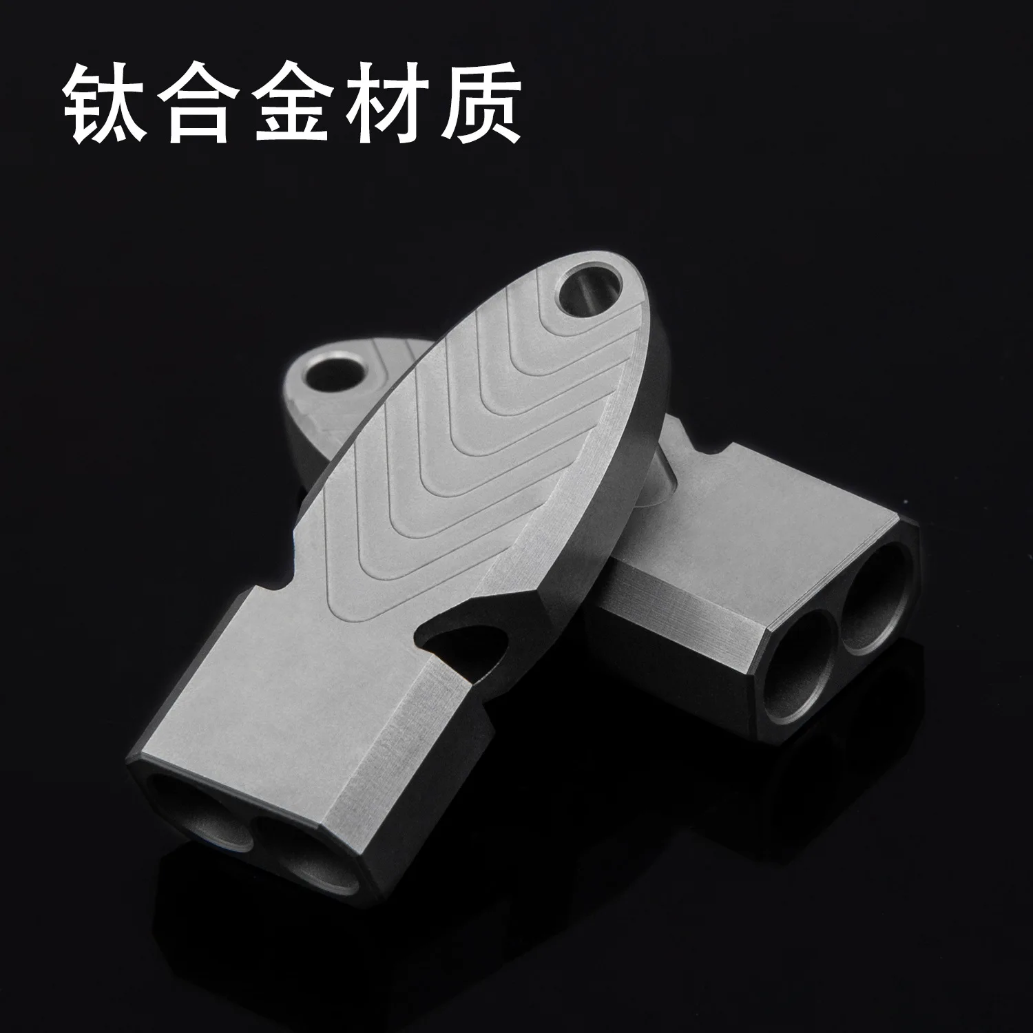 TC4 Titanium Alloy Whistle, Outdoor Portable Edc Survival Training High Decibel Whistle,A1265