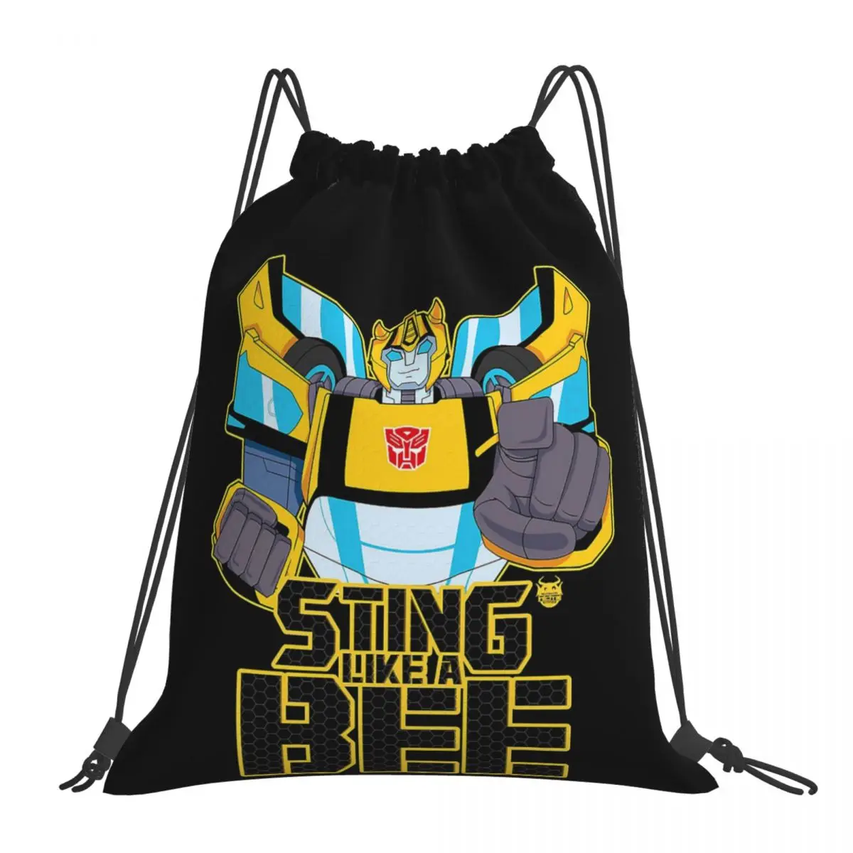 Transformers Autobots Backpacks Fashion Portable Drawstring Bags Sports Bag Book Bags For Travel School