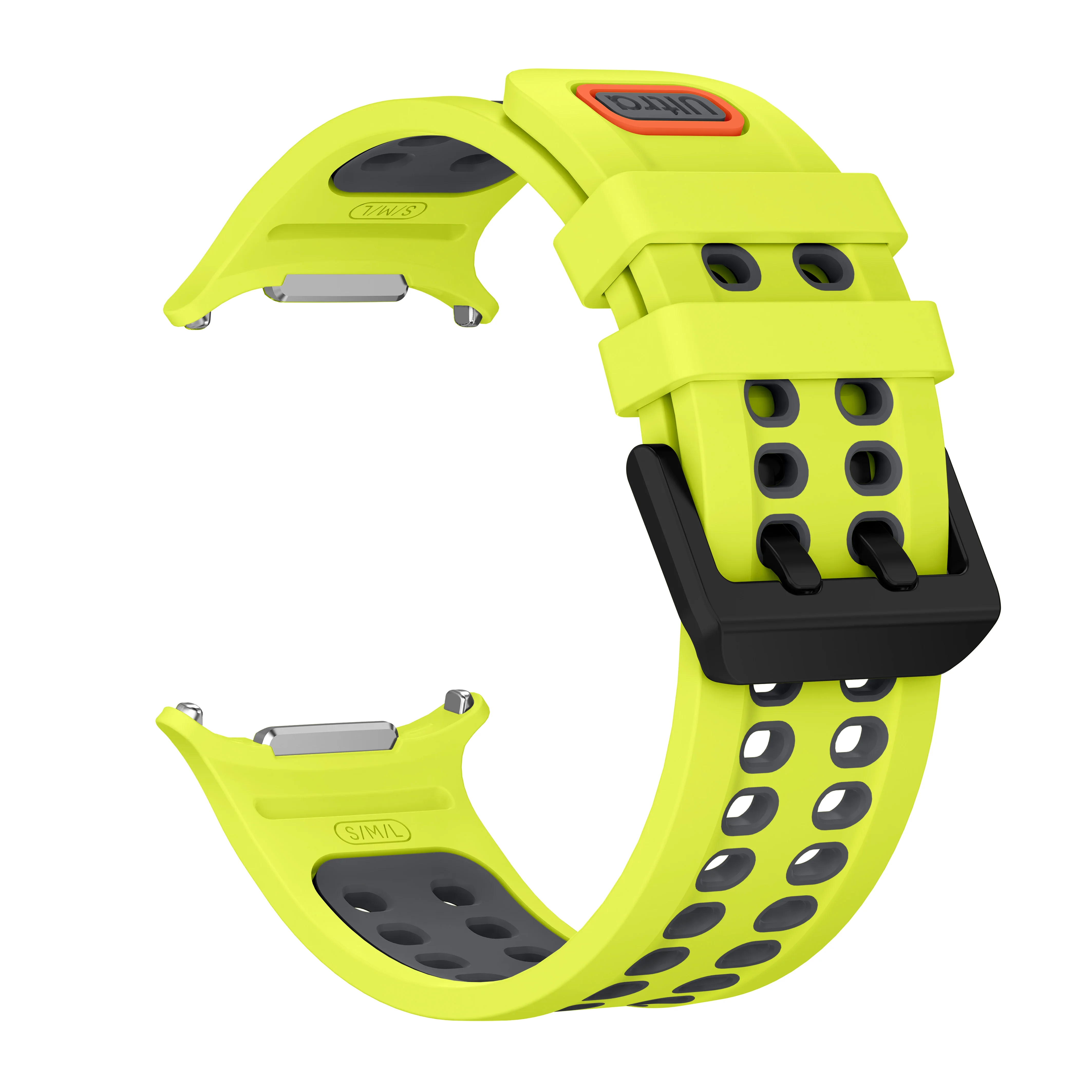 Two-tone Silicone Strap For Samsung Galaxy Watch Ultra 2025 Outdoor Sports Breathable Bracelet Correa for Galaxy Watch Ultra 2