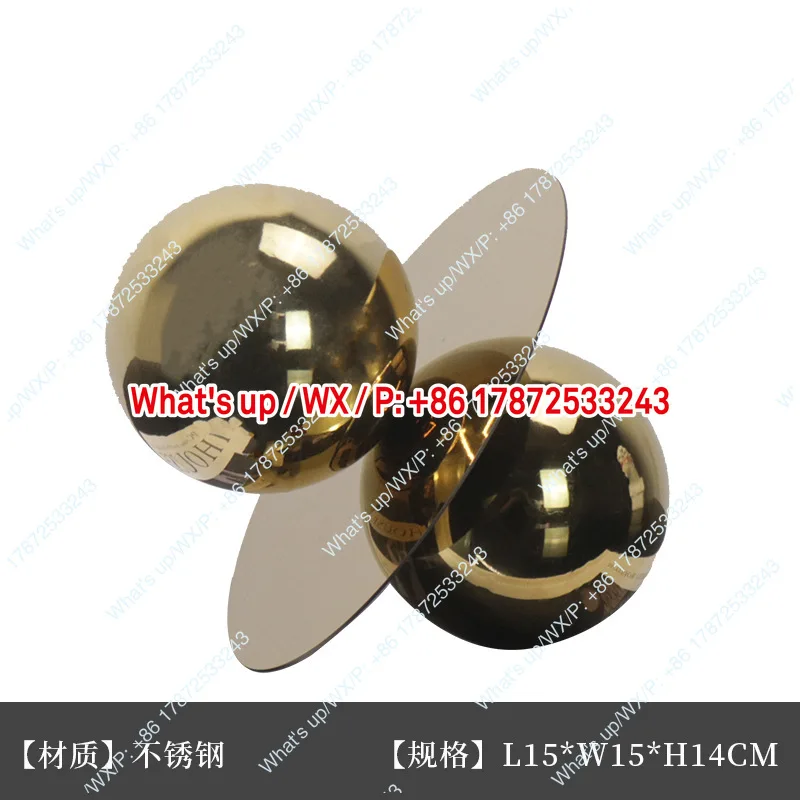 Modern simple and minimalist metal abstract ornaments like decoration porch furnishings home accessories