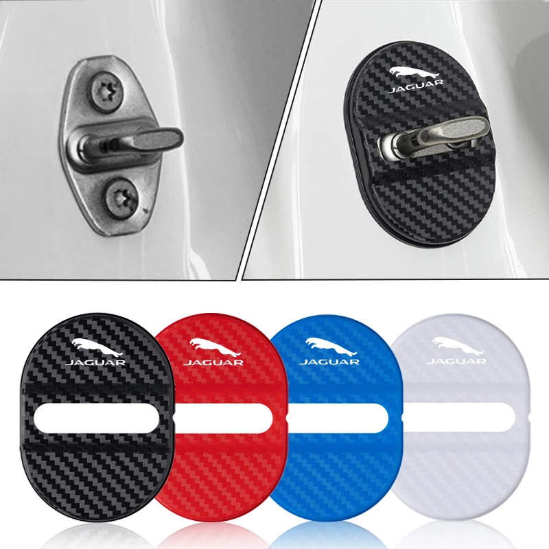 4 Cubiertas Protectoras Hebilla Cerradura Puerta Coche - alternate angle