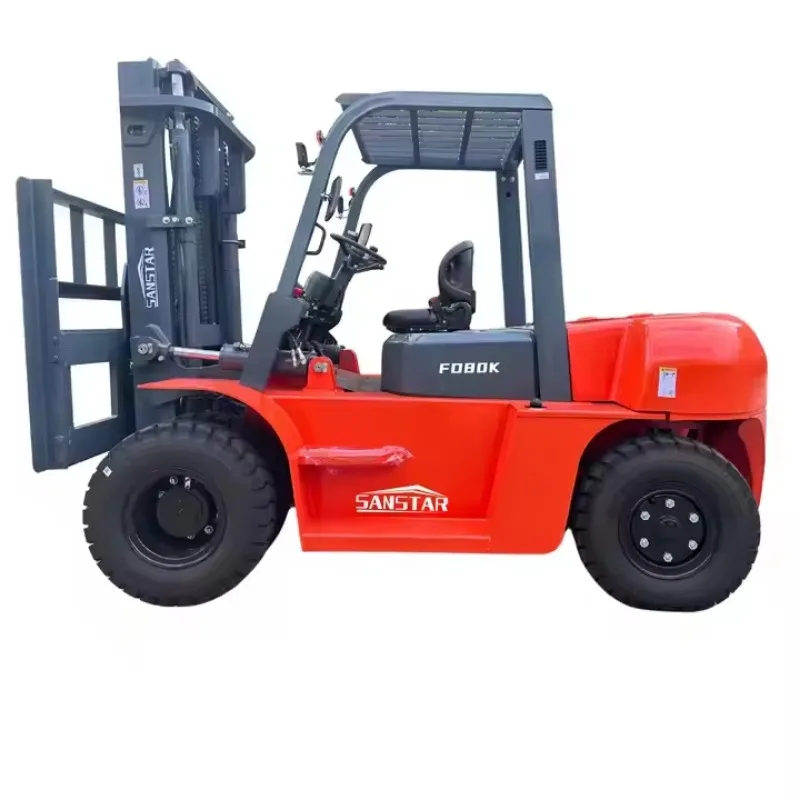 Sanstar Robust and Powerful Forklift 8 Ton Perfect for a Variety of Tough Environments for Sale
